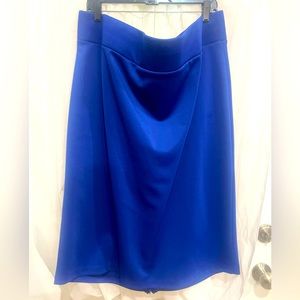 Eloquii Royal Blue Midi Skirt , Size 26.